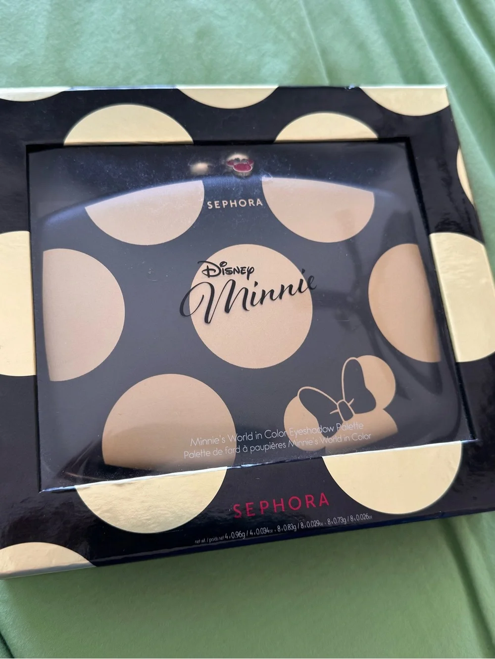2016 Sephora Disney Minnie Eyeshadow Palette - Black & Gold Limited Edition